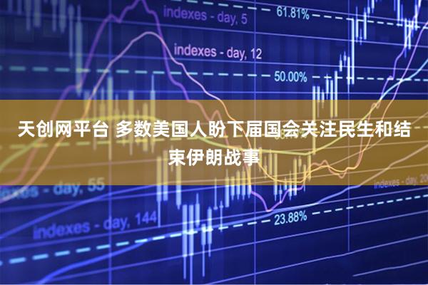 天创网平台 多数美国人盼下届国会关注民生和结束伊朗战事