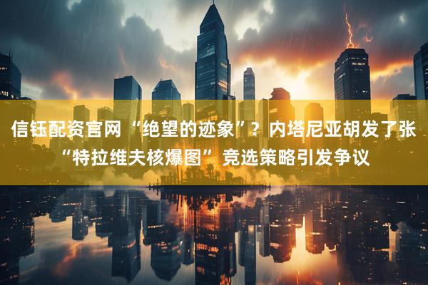 信钰配资官网 “绝望的迹象”？内塔尼亚胡发了张“特拉维夫核爆图” 竞选策略引发争议